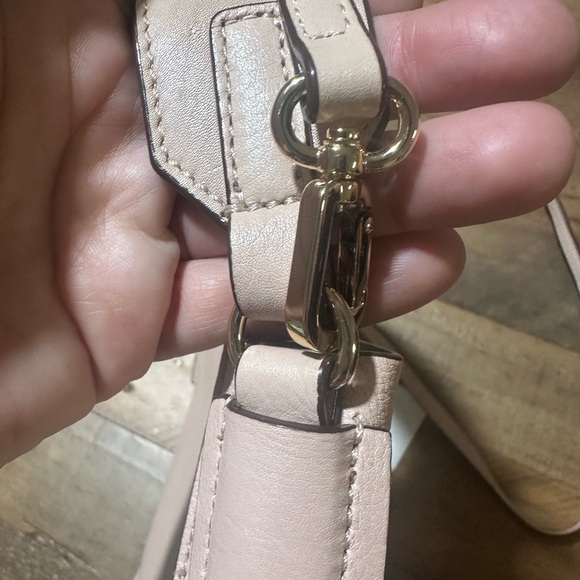 Cate Riley -  Leather Crossbody Bag in Blush - Picture 13 of 14